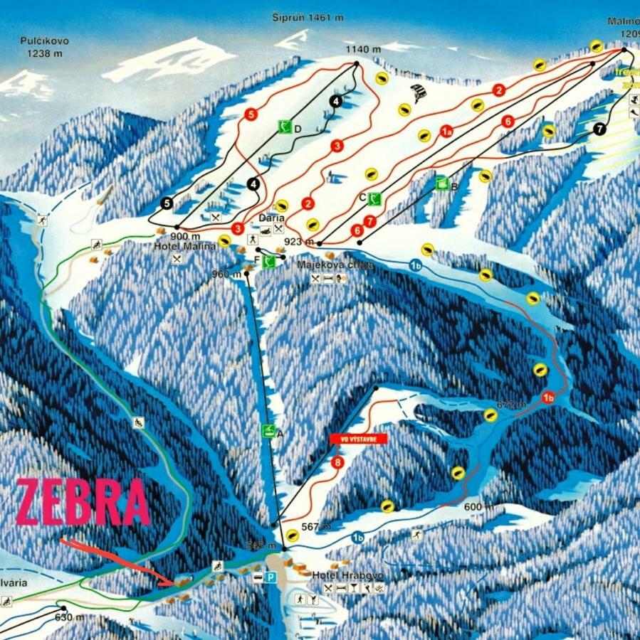 Chata Zebra Ruzomberok Exterior photo